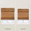 Rideaux romains en bambou naturel sans cordon-115716672