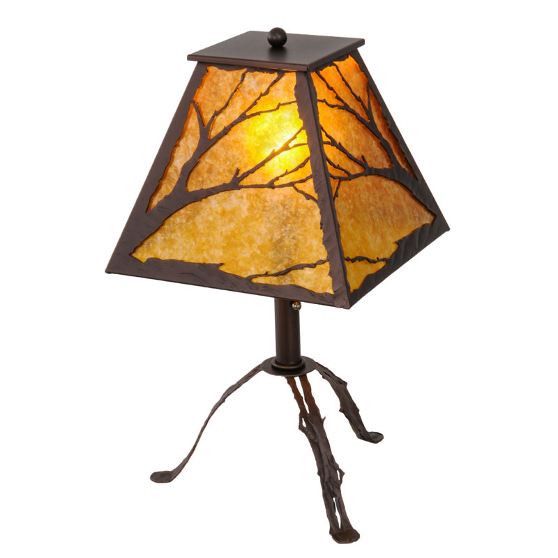 Rustic Lodge Tripod Table Lamp