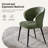 Angel 22''W Modern Ergonomic Dinning Chair With Metal Legs-508268206-508268205