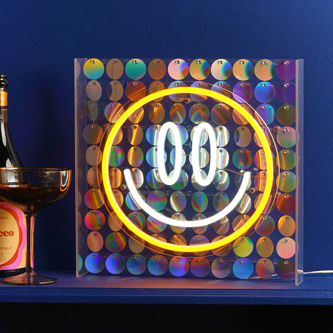 Signography Neon Collection Sign Smiley