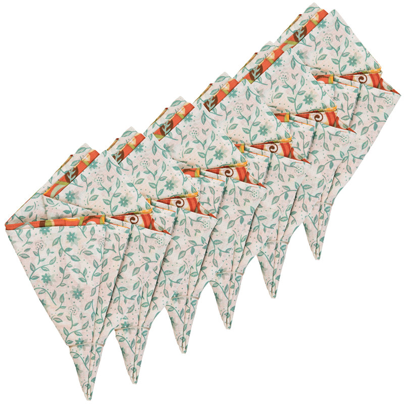 Featherste Ghisella Cotton Reversible Cotton Napkin Set6