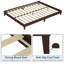 Full/Queen 9" Low-Profile Wood Platform Bed Frame with Slats, 700 lbs Capacity, Noise-Free, No Box Spring Needed for Bedroom-204286173