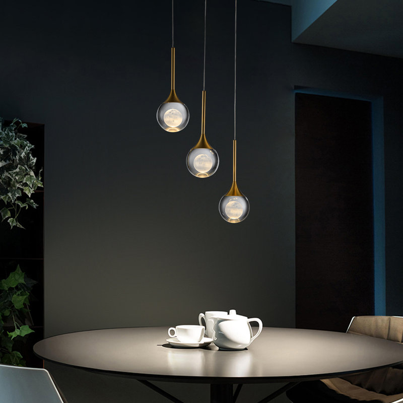 Altamuro 3 - Light LED Pendant, Brushed Brass
