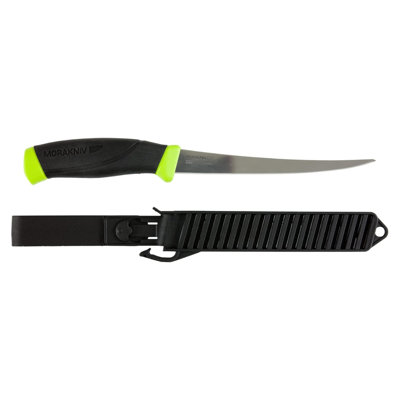 Morakniv 6.1" Fish Fillet Knife with Sandvik Stainless Steel Blade, Black