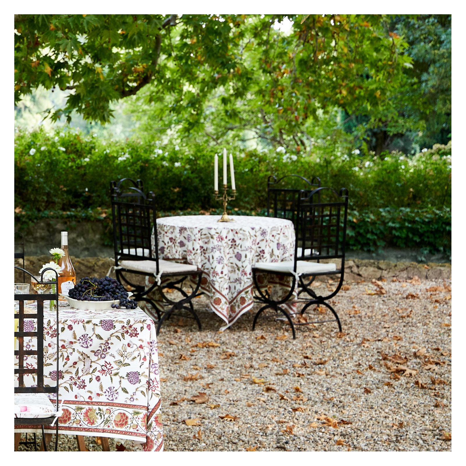 Marlowe Tablecloth - Multicolor - 71" x 71", 71'' Square