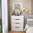 Compact Makeup Vanity With Flip Top Mirror, Cushioned Seat, Bedroom Furniture Mirror & 3 Drawers, Quality Beauty