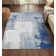 17 Stories Elrosa Abstract Blue/Off White Area Rug | Wayfair