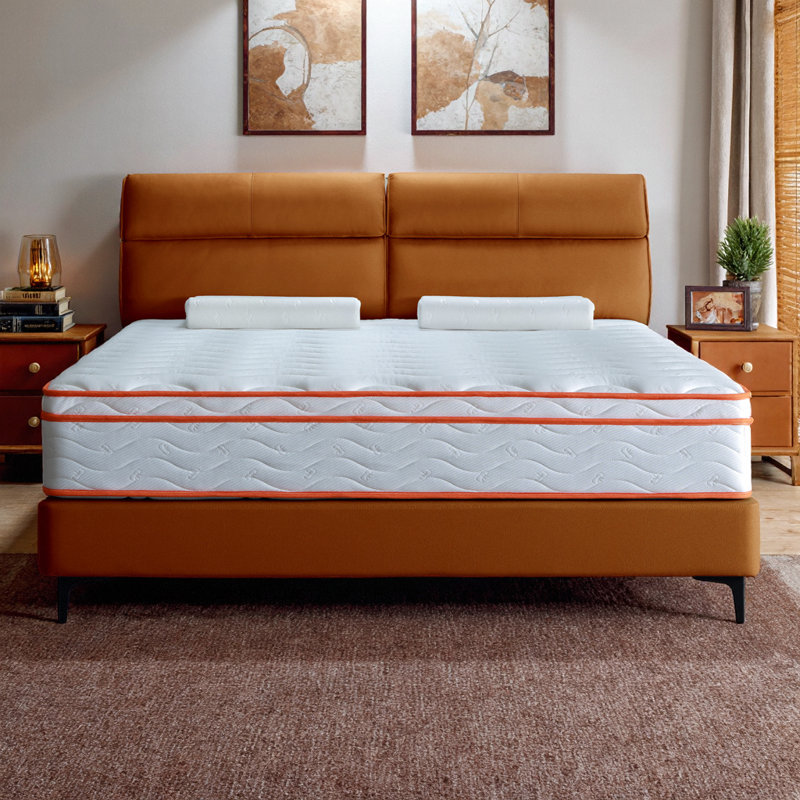 Queen Size Hybrid Mattress in a Box - 12 Inch Medium Firm with Cooling-Gel Memory Foam & Pocket Springs for Pressure Relief, Motion Isolation