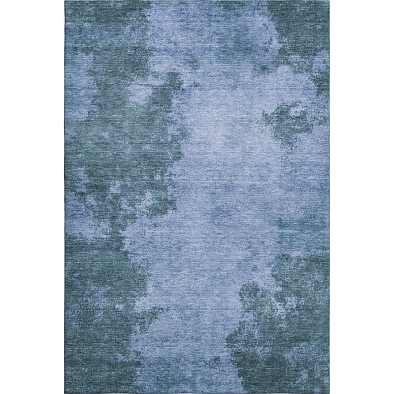 Premium Machine Washable Breault AMF1913 Abstract Rug, Rectangle 10' x 14'