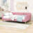 Elegant Linen Upholstered Daybed with Armrests-1779101824-1779101950