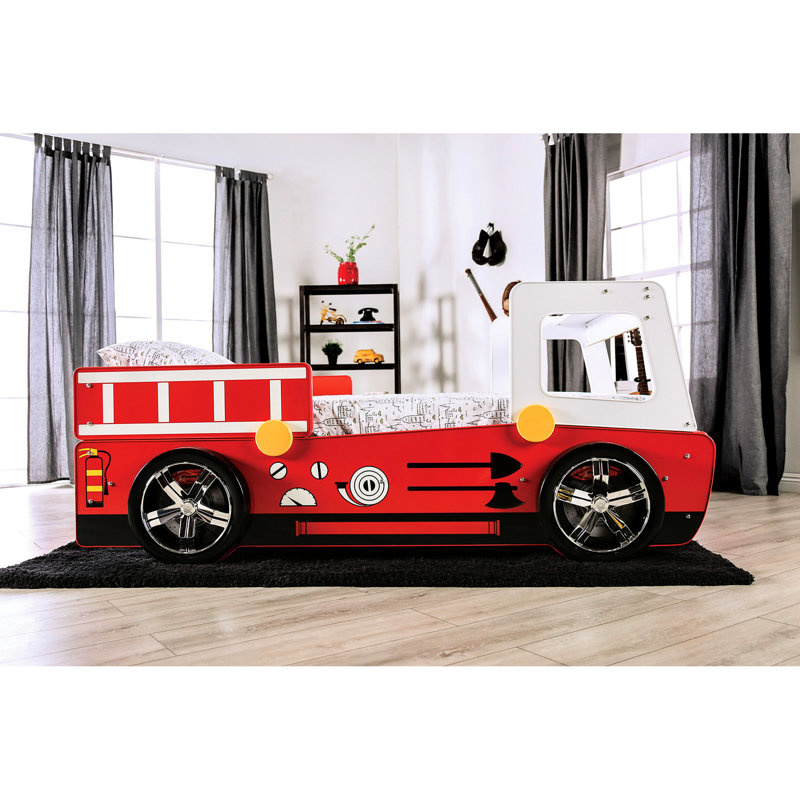Lit de voiture de course Red