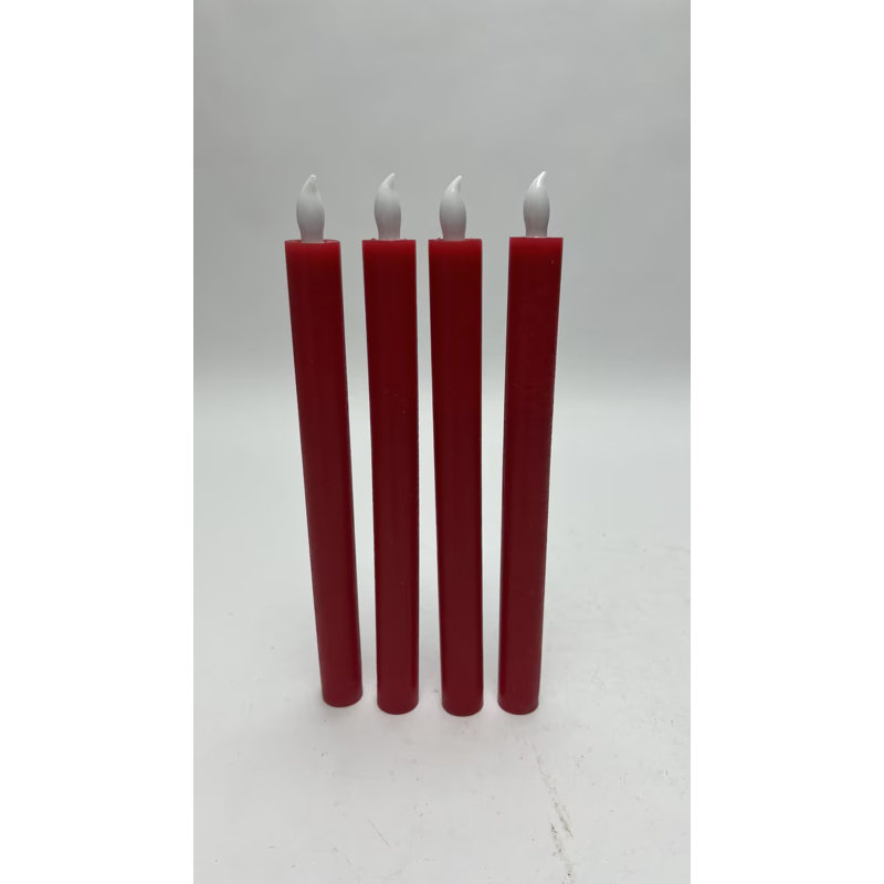 Bougie sans flamme et sans parfum, Rouge