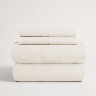 Clara 100% French Linen Sheet Set
