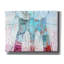 «Brooklyn Bridge in Blue and Red» par Irena Orlov, art mural sur toile-1221000807