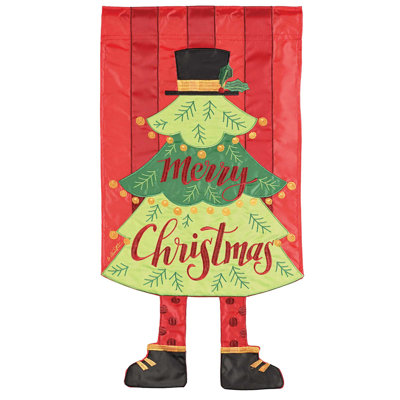 Drapeau de jardin 18 po x 13 po Crazy Leg