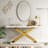 Modern Console Table Faux Marble Sofa Entryway Table