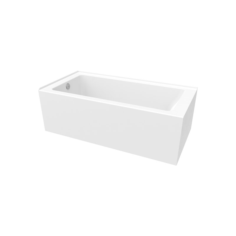 Baignoire de coin gauche en acrylique Nevia 6036 IFS AFR, Gauche