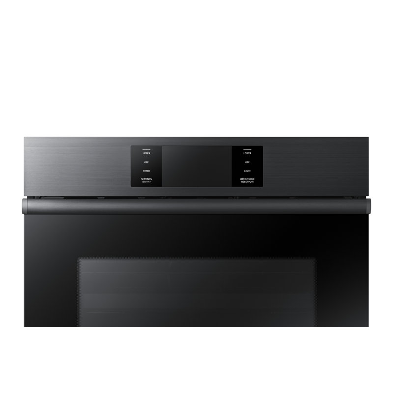 30" Double Wall Oven Steam, Contemporary, Graphite Stainless