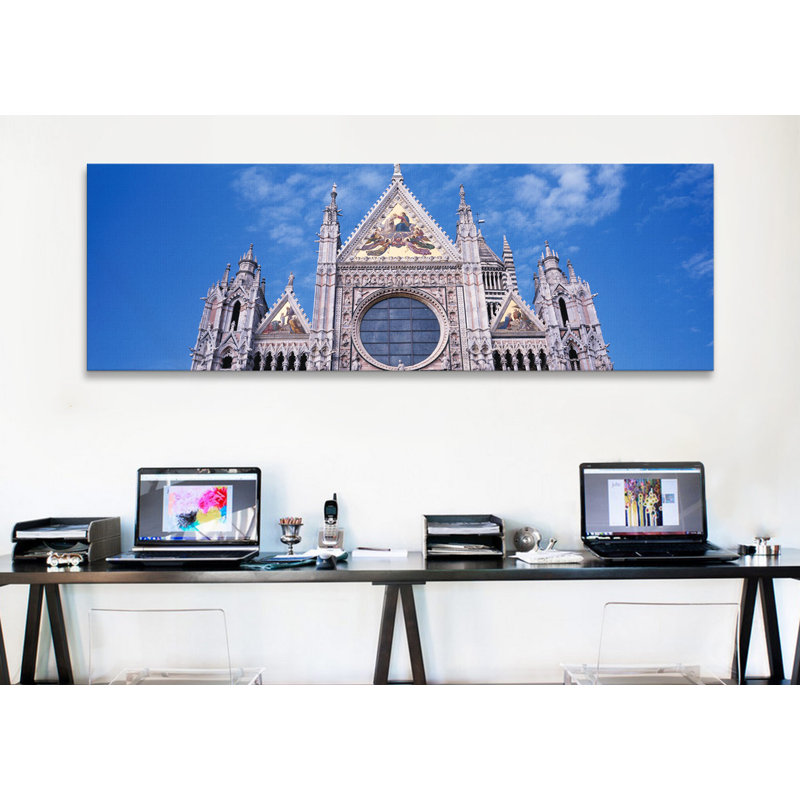 « catedrale di santa maria, sienna, italie »-impression sur toile tendue, H 16 po x l 48 po x P 1,5 po, Toile tendue