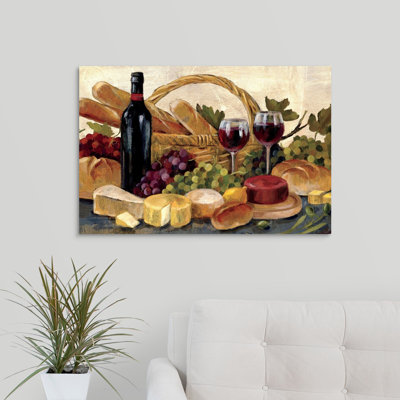 Yoakum " Tuscan Evening Wine " Print