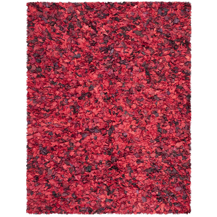 Godsey Shag Hand Woven Performance Solid Color Rug