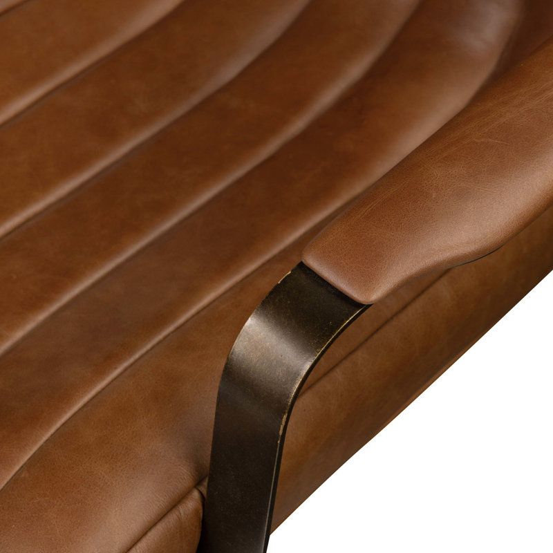 Lemmy Leather Swivel Task Chair