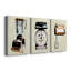 Retro Kitchen Appliance I - Ensemble de 3 toiles tendues-1807188717