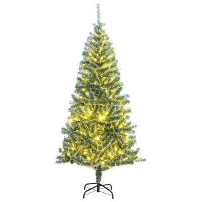 Arbre de Noël artificiel éclairé - support inclus