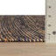 Tapis rayé bleu / naturel en jute tissé à la main-1825333417