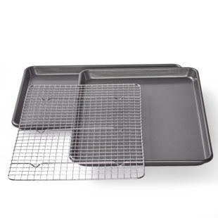 Chicago Metallic Professional Non-Stick 17-Baking Sheet With Cooling Rack