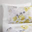 Ensemble d'édredon avec draps jaune-119922256