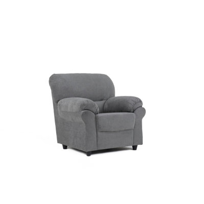 Helgrid Upholstered Armchair with Footstool