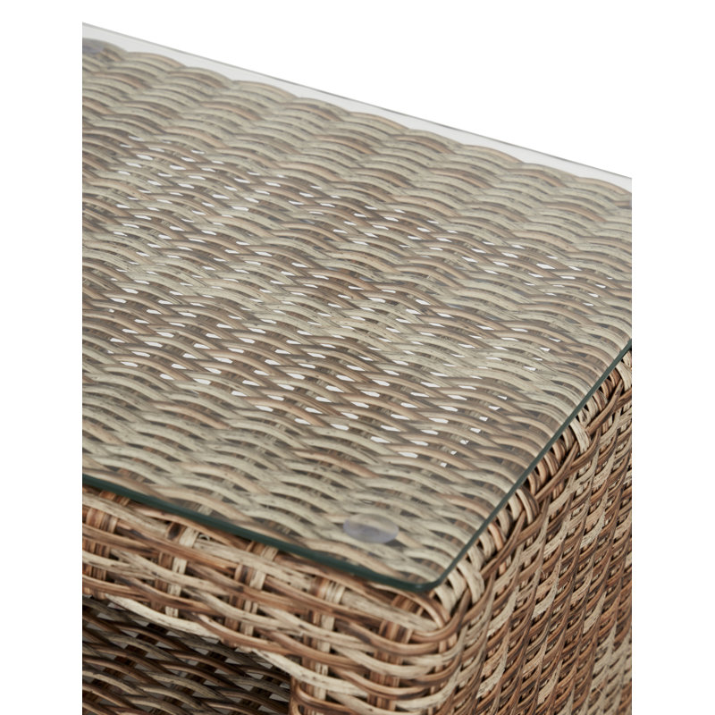 Carolena Rattan Side Table