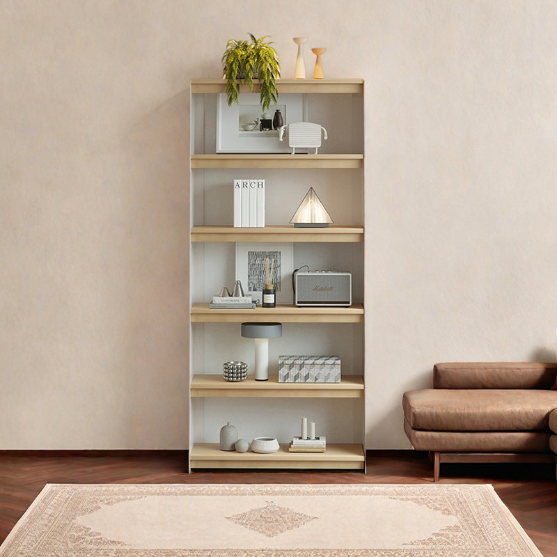 Bibliothèque de style nordique luxueuse et pratique