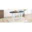 Ensemble de table de salle à manger 3 pièces en bois à hauteur de comptoir avec abattant et 2 chaises rembourrées pour petit espace-129598278-129598282-129598279-129598274