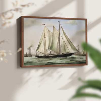 Nautical Series-CLXVI -Framed Print - Restickable