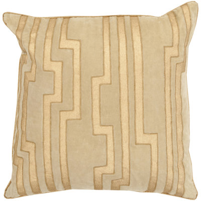 Geometric Linen Throw Pillow