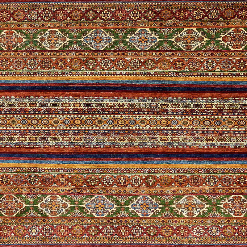 Abstract Indoor Rug, Square 5'
