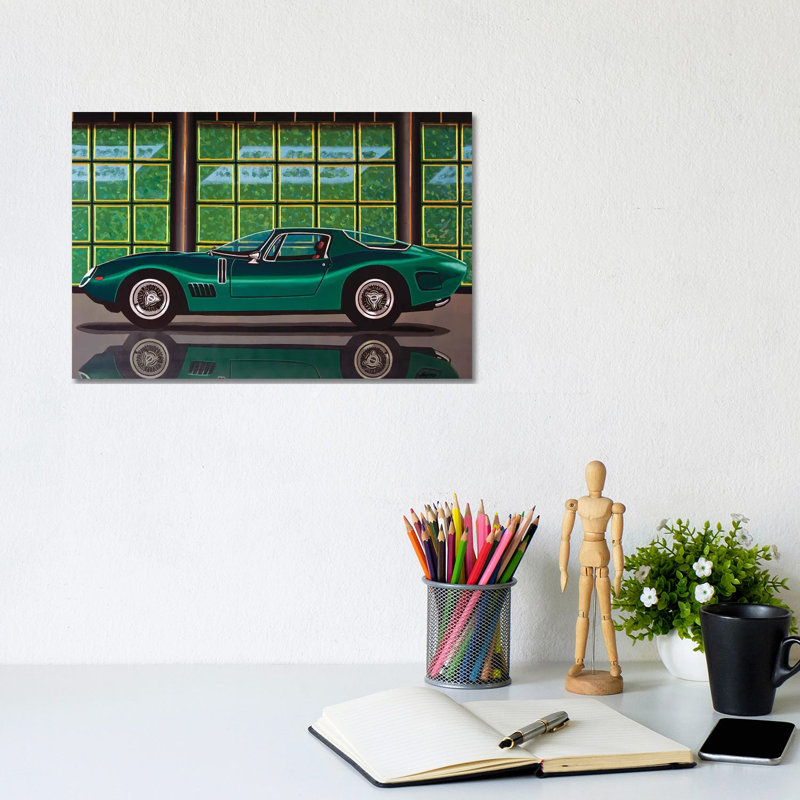Bizarrinni 5300 Gt Strada by Paul Meijering - Wrapped Canvas Print, 20.32cm H x 30.48cm W x 1.9cm D