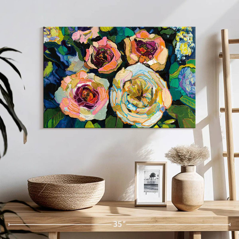 Harnek Peony Garden, 16" H x 24" W
