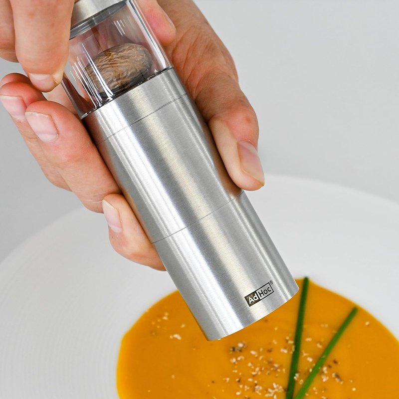 Stainless Steel Salt And Pepper Shaker Set