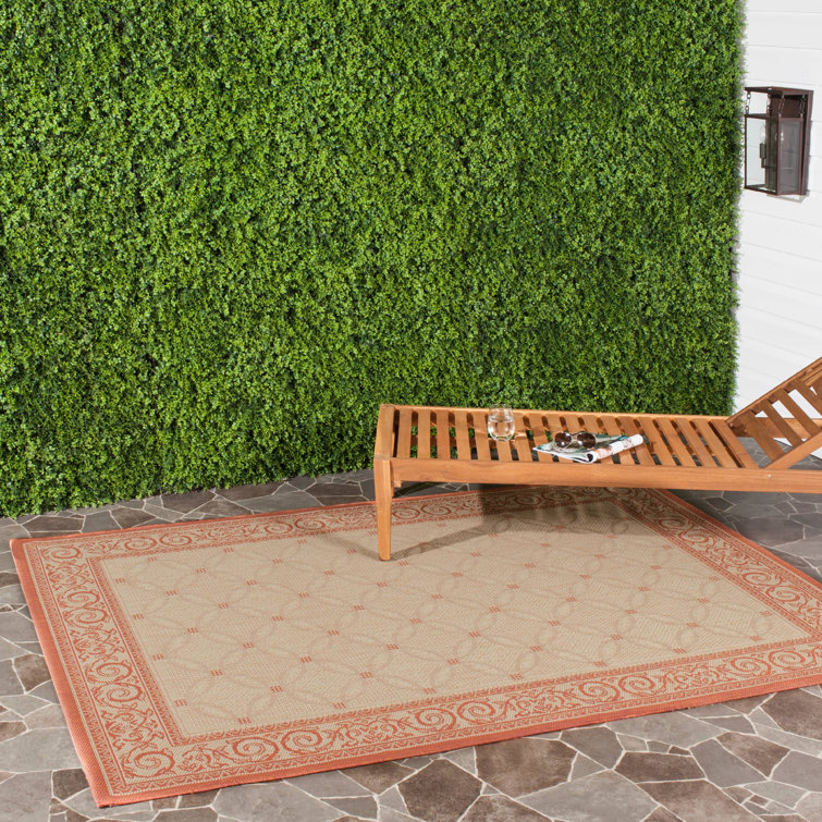 Bordeaux Oriental Natural/Terra Area Indoor/Outdoor Area Rug