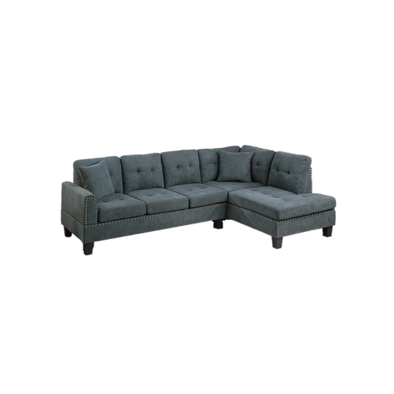 Ensemble de canapé modulaire 2 pièces Living Room Furniture, Noir