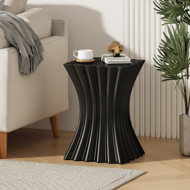 Table d'appoint décorative d'extérieur - Table d'appoint de patio Wave Design | Idée de cadeau