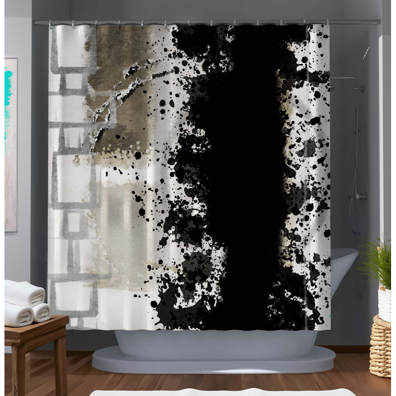 Abstract Shower Curtain