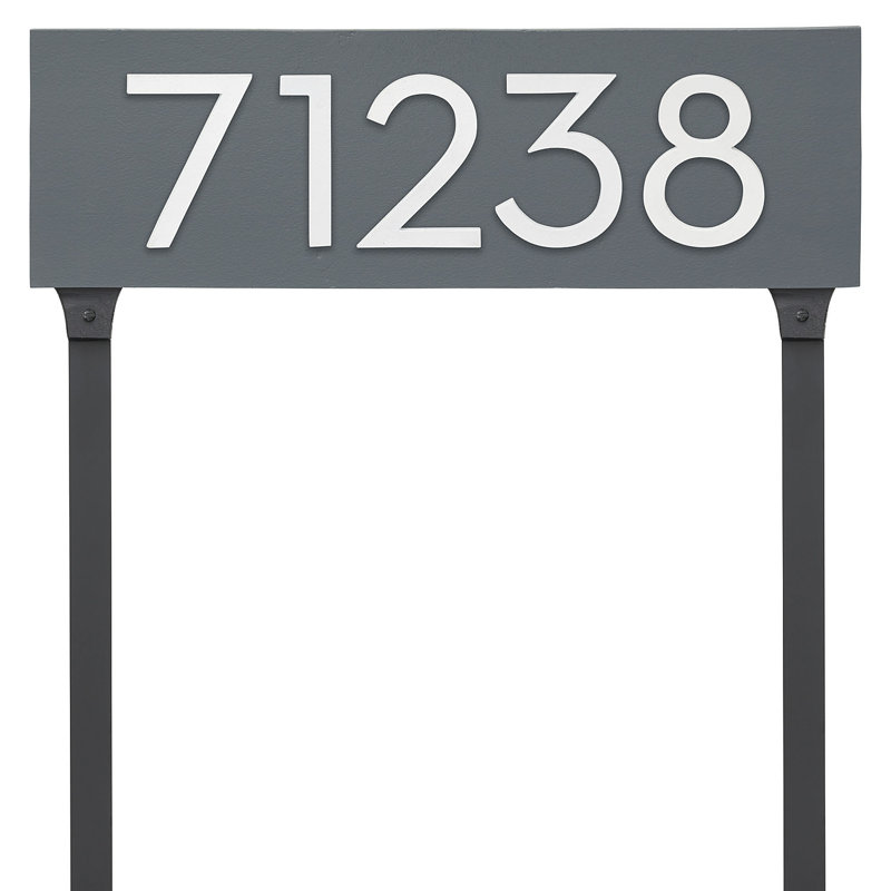 Rectangle Lawn Insert, Gray/White, Yes