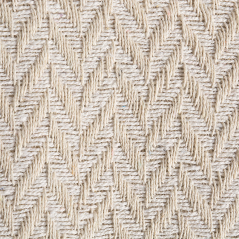 Dll Hand Woven Throw Blanket, Beige