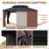 Veikous Hardtop Double-Roofed Aluminum Patio Gazebo Multiple Sizes