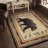 Nature's Nest Black  Lodge Area Rug-2056469901