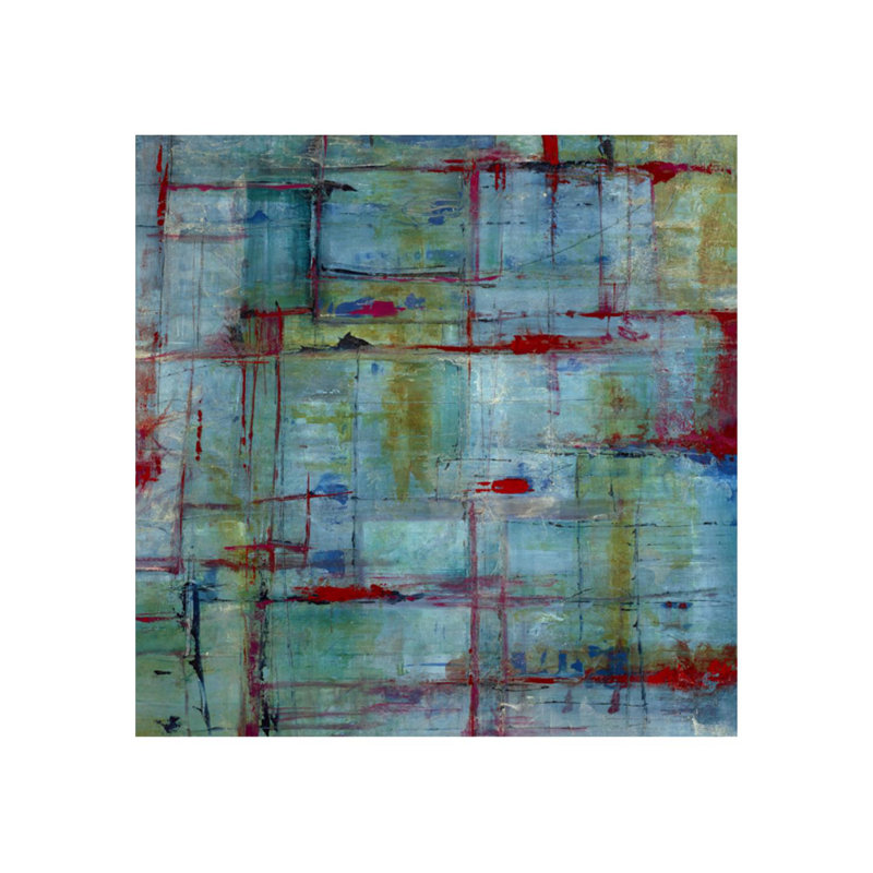Criss Cross Apple Sauce Painting by Joshua Schicker, Plexi, 30" H x 30" W